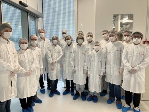 Junge Informatiker in Dresden unterwegs