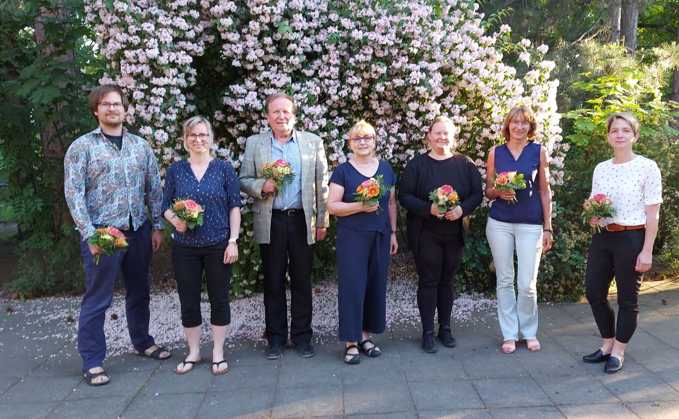 Dr. Sebastian Schellhammer, Dr. Anja Winkler, Michael Hahn, Elke Katz, Sandra Saborowski, Sabine Scholz, Daniela Samuel