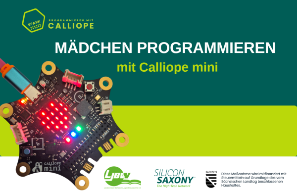 Programmier-Werkstatt Freiberg - Mädchen programmieren mit dem Calliope mini