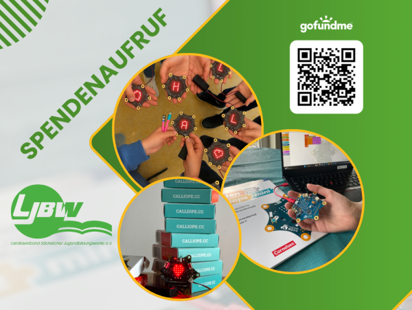 Spendenaufruf: SPARK Programmieren mit dem Calliope mini