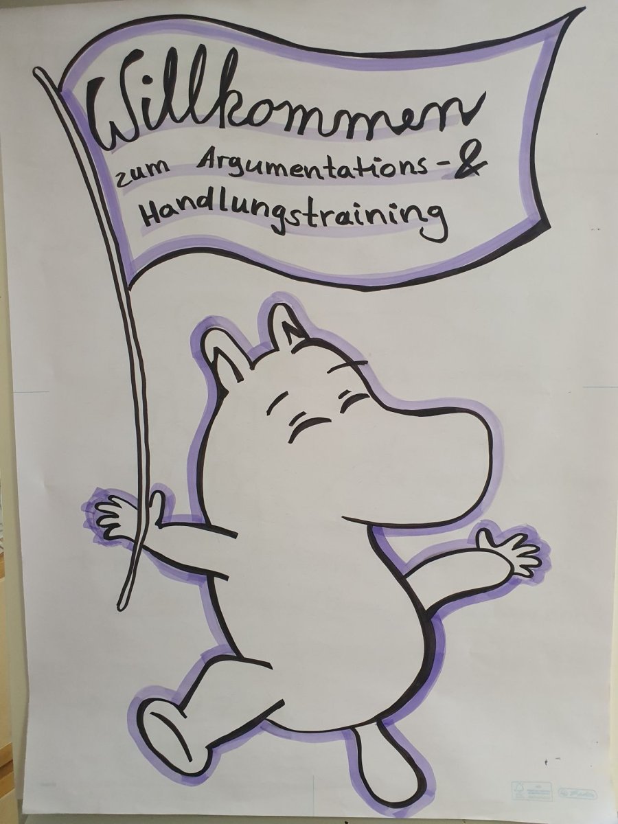 Argumentations- und Handlungstraining gegen demokratiefeindliche Äußerungen