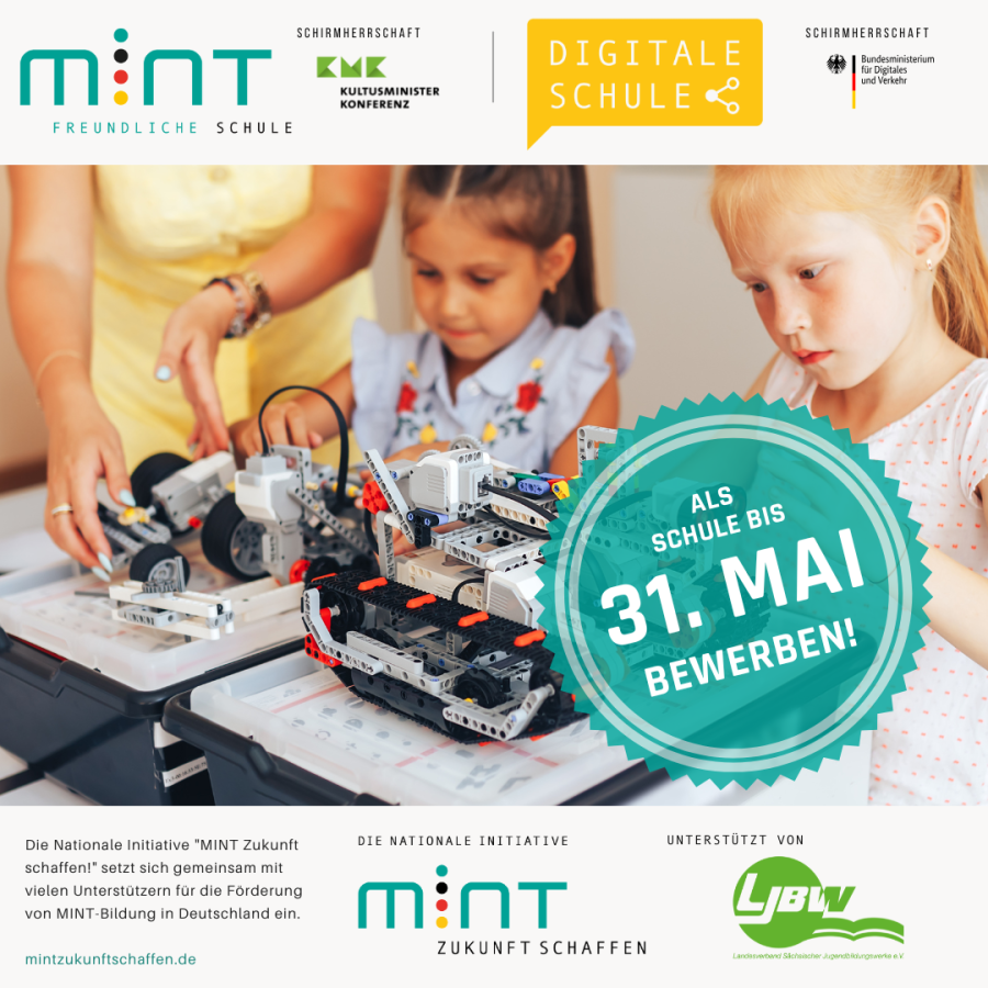 Online Informationsveranstaltung zur Bewerbung MINTfreundliche & Digitale Schule